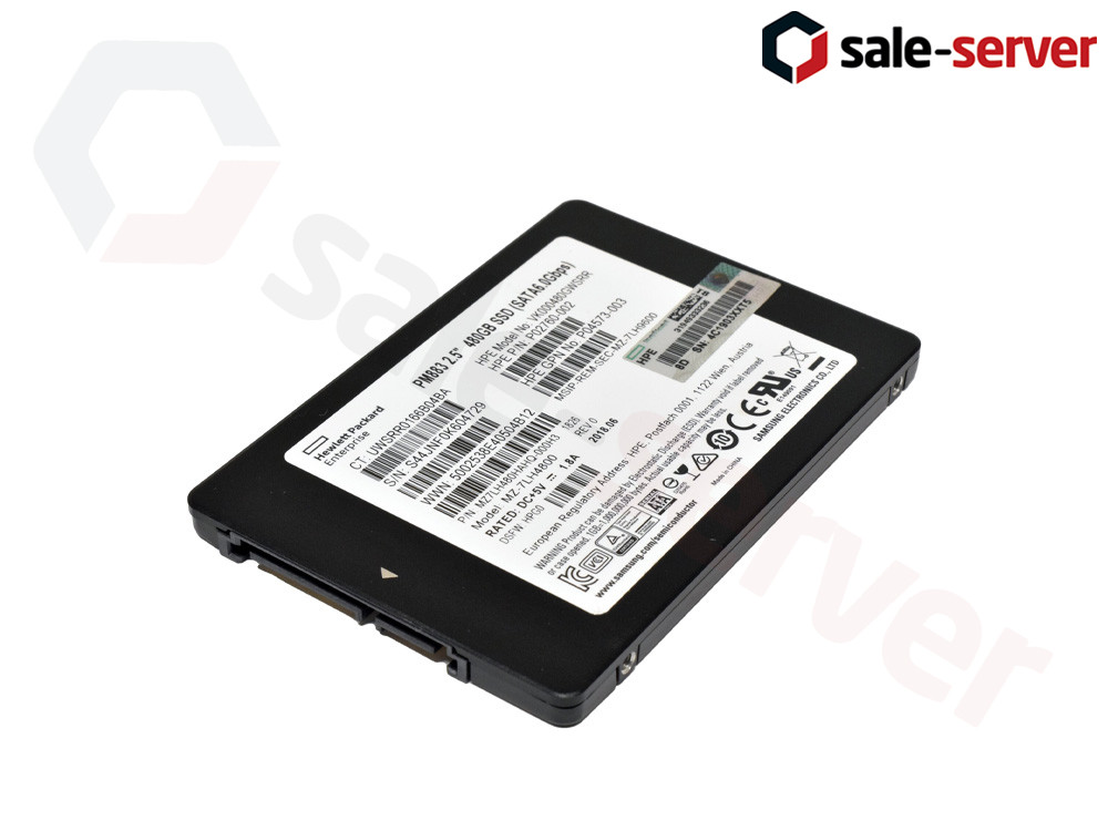 НОВЫЙ 480GB SATAIII HPE VK000480GWSRR (PM883)
